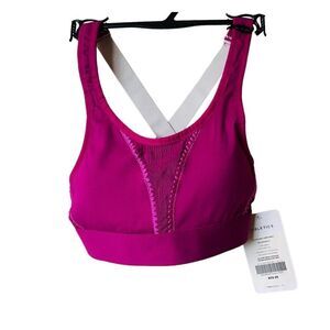 Fabletics Zoe high impact sports bra III size XXS magenta NWT